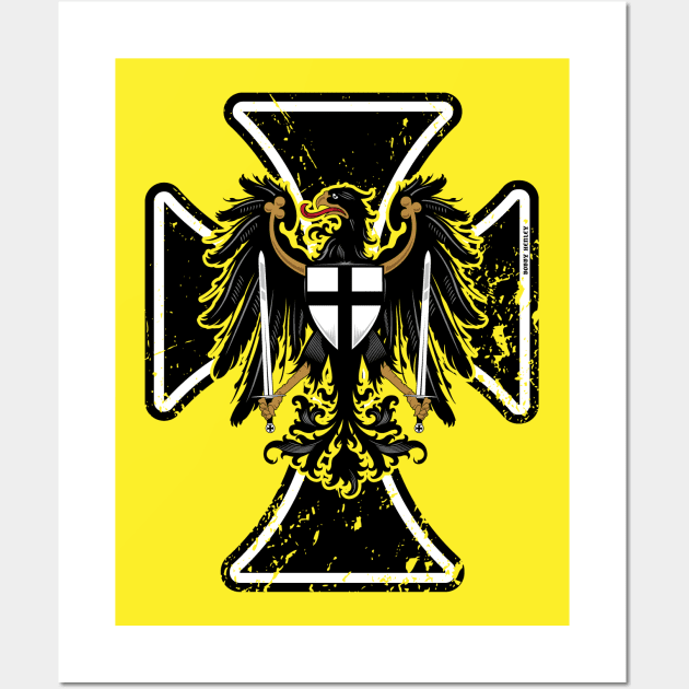 Teutonic Order REVISED           light tees Wall Art by Illustratorator